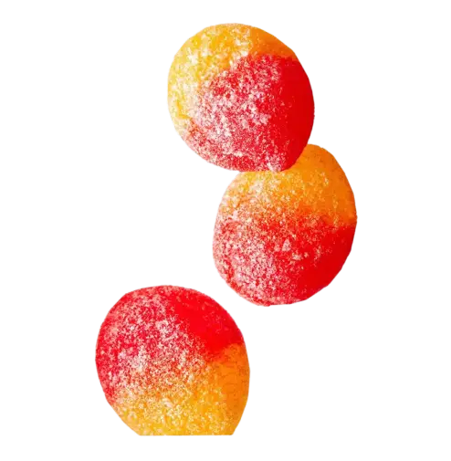 Double Dose Peach Slices LSD Candy