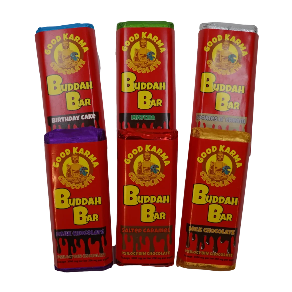 Mushroom Chocolate – 3000mg – GOOD KARMA – BUDDAH BARS