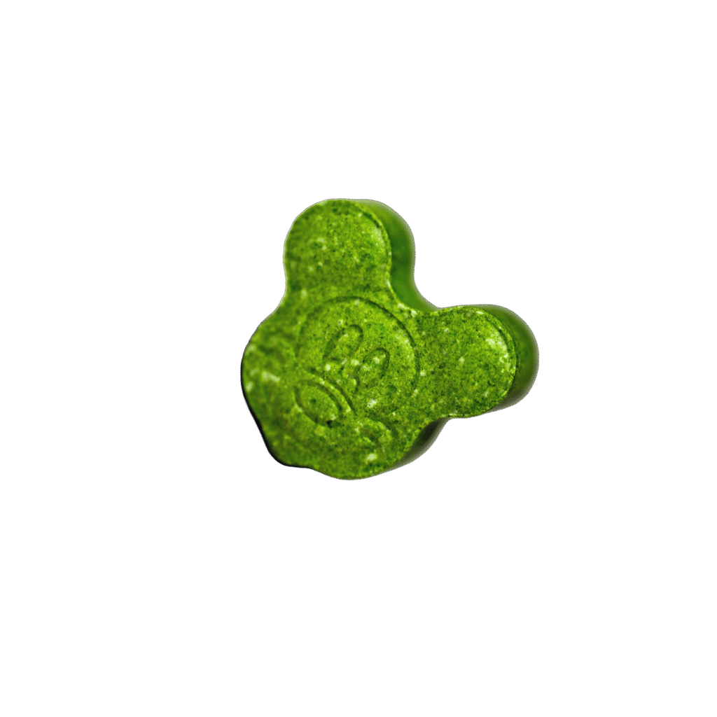 M Pressed Pills: Mickey Mouse MDMA (100mg), MDA (100mg)